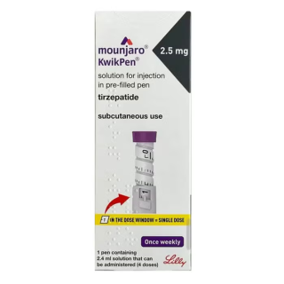 Mounjaro Kwikpen 2.5mg Pluma Precargada 0.6ml - 4 Dosis | Comprar Tirzepatida