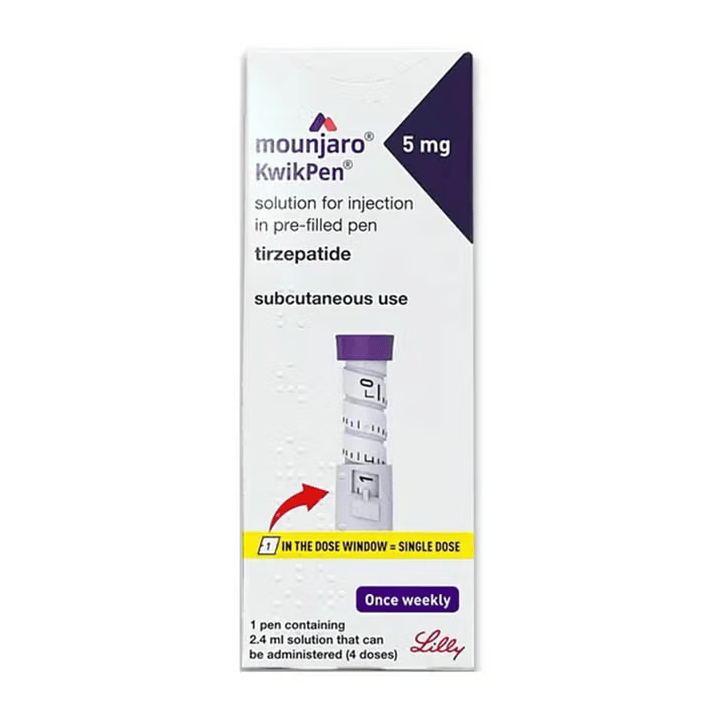 Mounjaro Kwikpen 5mg Pre-Filled Pen 0.6ml - 4 Doses | Buy Tirzepatide Online