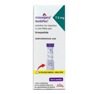 Mounjaro Kwikpen 7.5mg Pre-Filled Pen 0.6ml - 4 Doses | Buy Tirzepatide Online